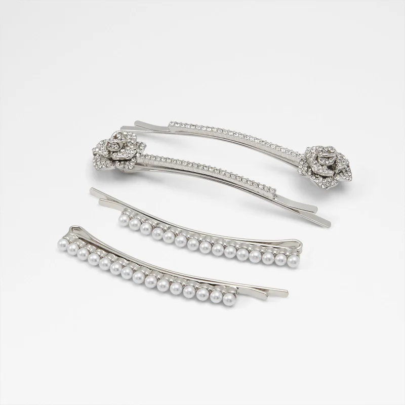 الدو SUNNIVIA 4-Pack Embellished Hair Clips